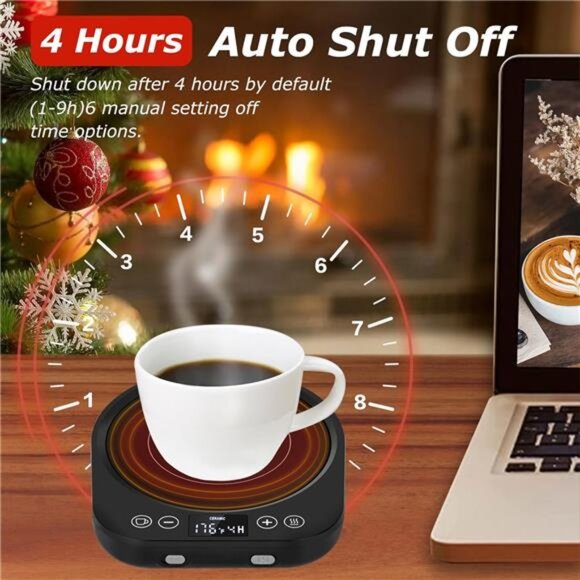 Candle Mug Warmer Electric,Auto On/Off Gravity-Induction Coffee Mug Warmer - Picture 4 of 7